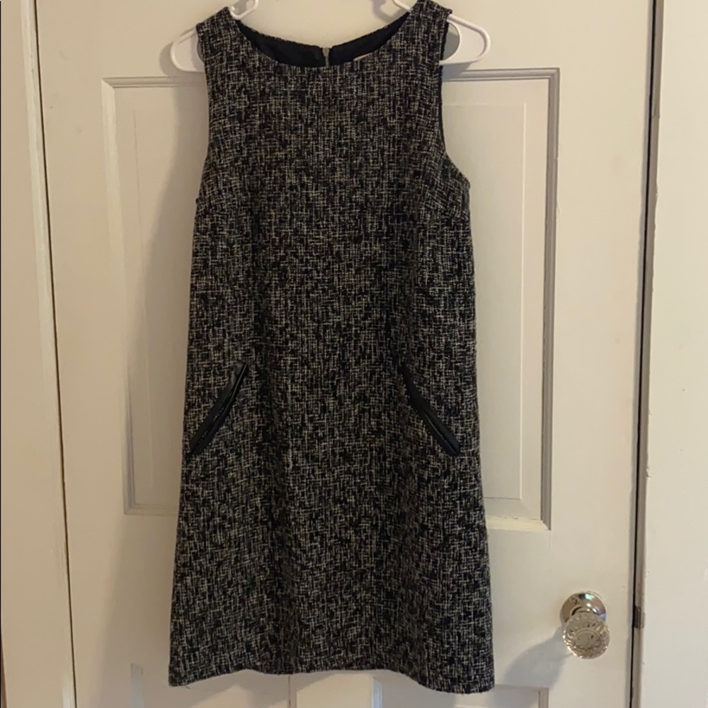 Ann Taylor LOFT tweed sleeveless sheath